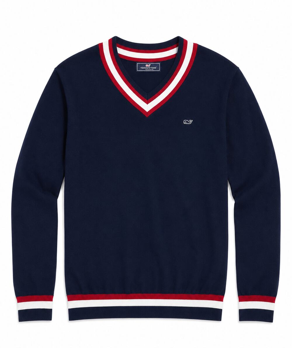 Vineyard Vines Heritage Varsity Sweater Mens Large NEW